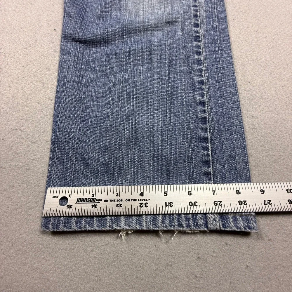 Y2K Levis Regular Fit Straight Leg Medium Wash Denim Blue Jeans Mens W36 L30